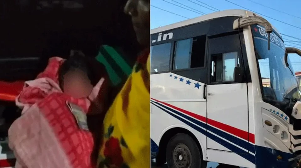 চালক ও যাত্রীদের সহায়তায় বাসে সন্তান প্রসব